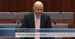 Senator Leyonhjelm