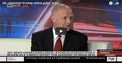 Senator David Leyonhjelm fight for poker