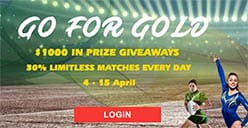 Casino Mate bonus offer for Commonwealth Games