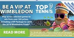 BGO Wimbledon promotion 2018
