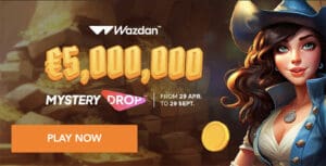 Wazdan myster drop promotion at Wildcard City Casino