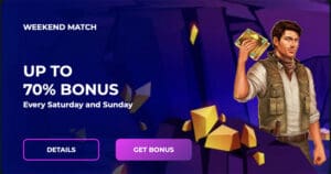 Slots Gallery Weekend Bonus offer