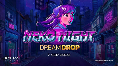 Relax Gaming unveils Neko Night Dream Drop slot game