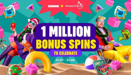 Xmas in July at Casumo – 1,000,000 Bonus Spins to be won!