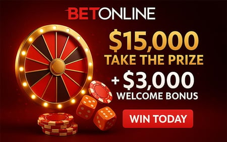Win big on May 30 with BetOnline’s $15,000 Take the Prize promotion