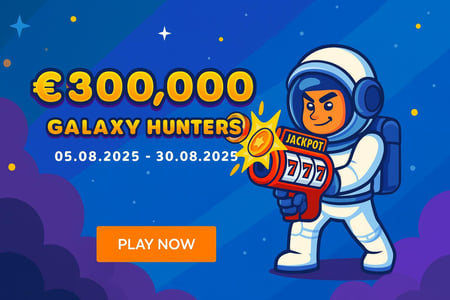 Join King Johnnie’s €300,000 Galaxy Hunters tournament