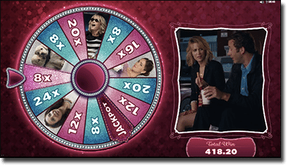 Bridesmaids slots bonus features - cash prize wheel