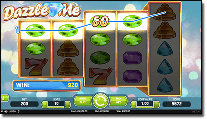Play Dazzle Me online pokies at Slots Million