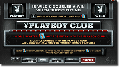 Playboy Bunny slots on mobile and computer