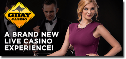 G'Day Casino launches new live dealer games