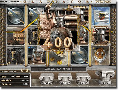 Gladiator 3D online pokies by BetSoft