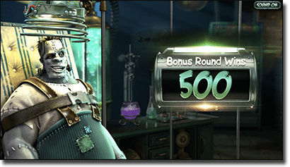 Frankenslot's Monster pokies free spins feature