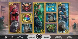 Warlords: Crystals of Power online pokies by NetEnt software