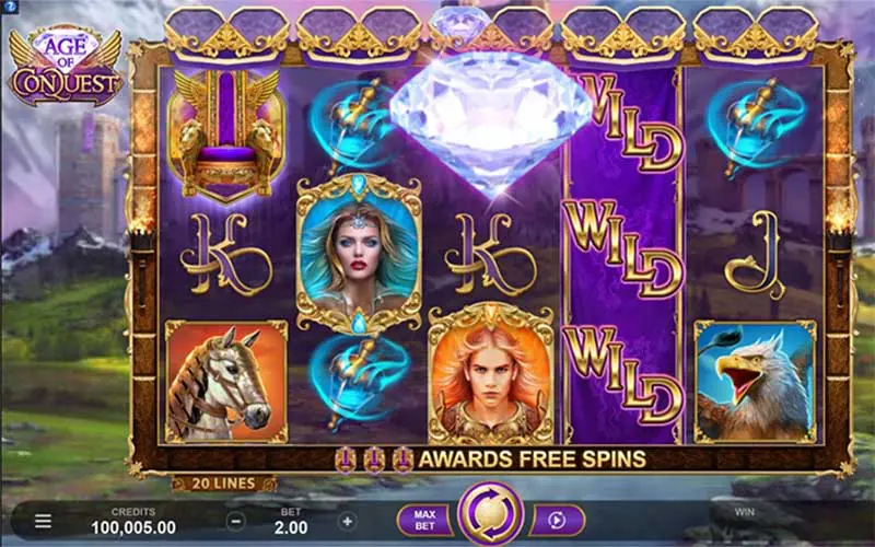Age of Conquest Gameplay - Free spins 