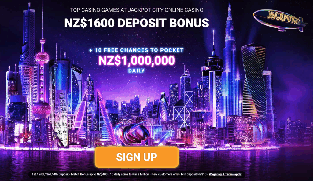 Jackpot City has added crypto payments in New Zealand