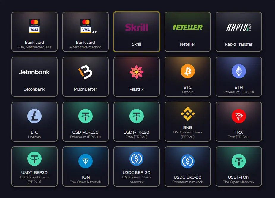 Vavada Banking Options