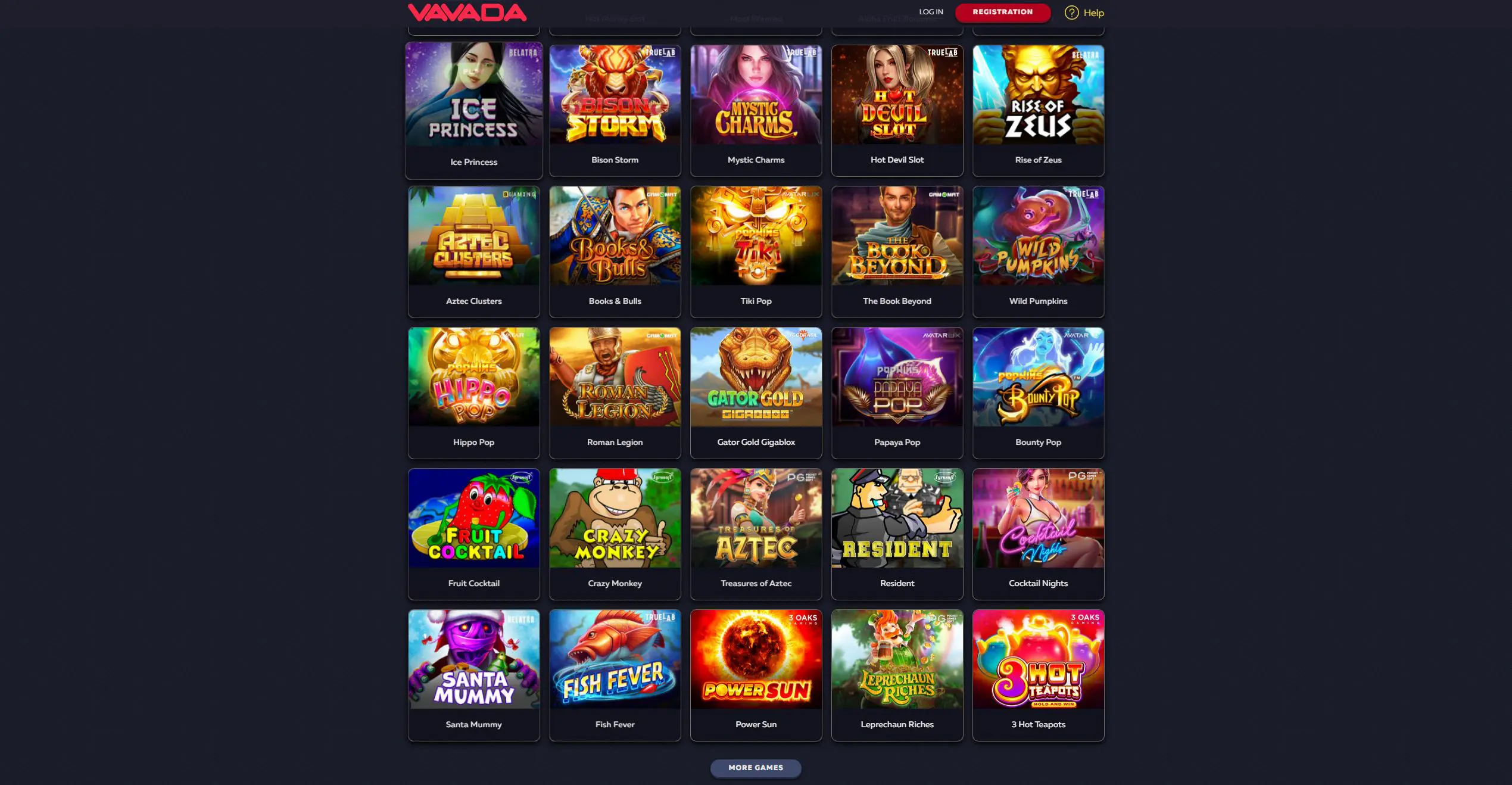 Vavada Online Slots
