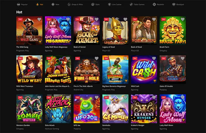 Hugo Casino online slots