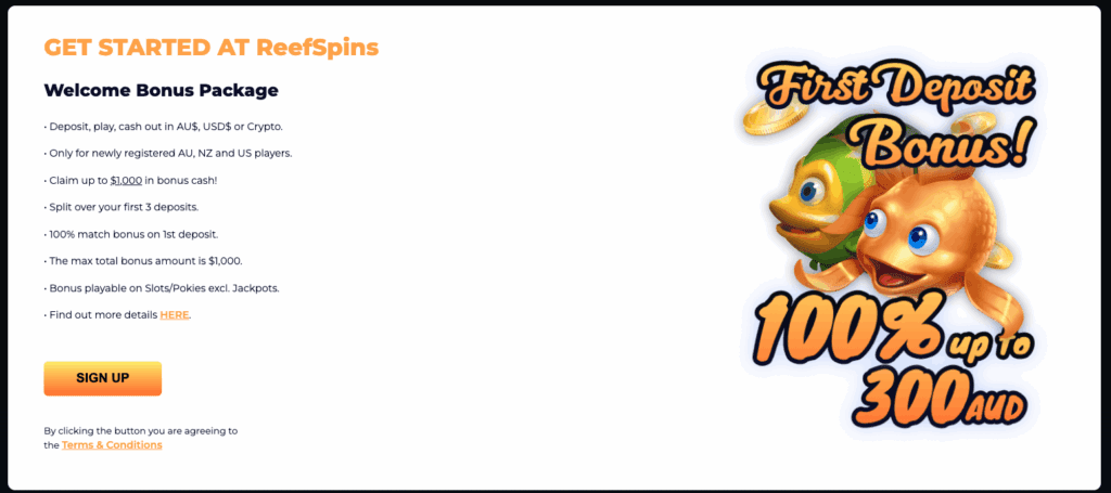 Reef Spins Promo