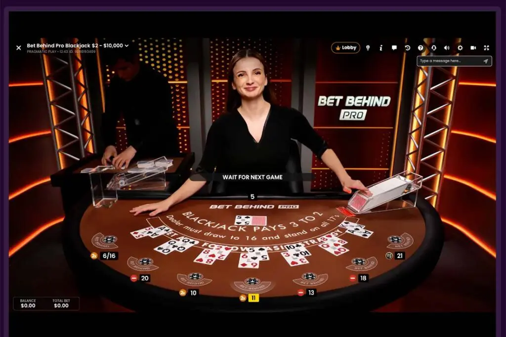 Betzillo Live Blackjack