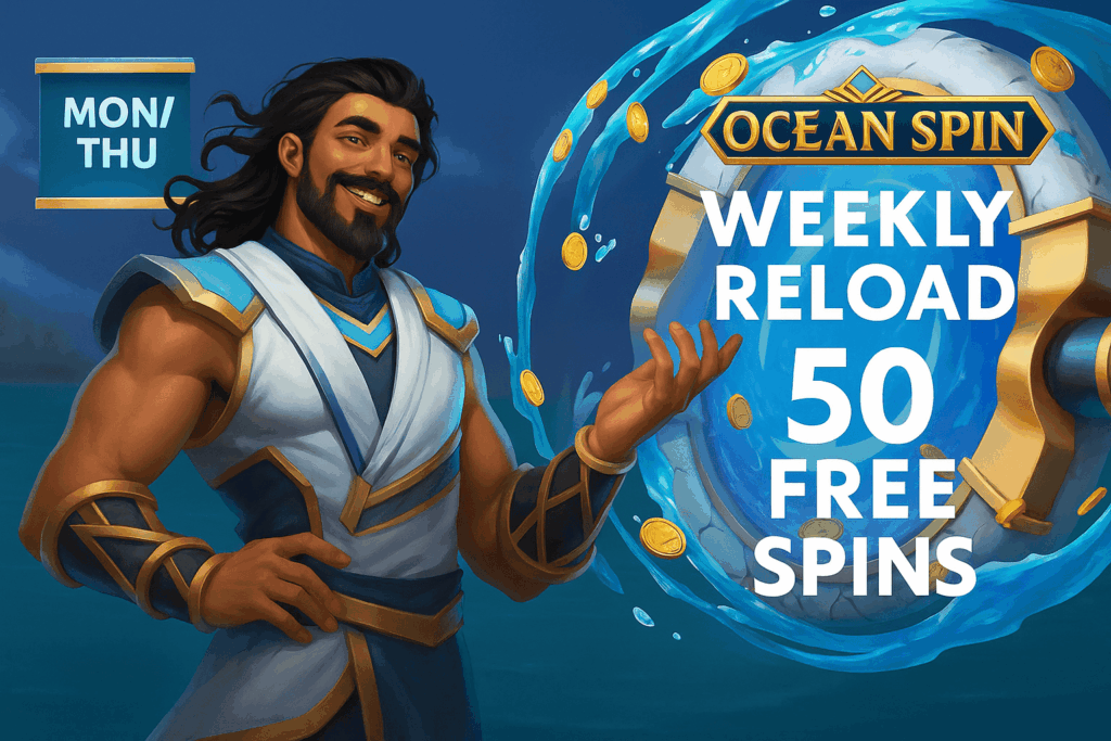 OceanSpin Weekly Reload Free Spins