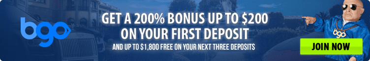 bgo welcome bonus