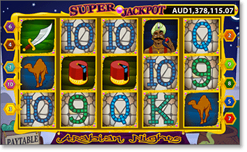 Play Arabian Nights online to win big jackpots
