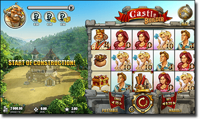 Castle Builder AUD slots on the Web
