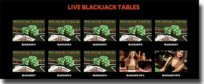 Play live dealer online games at Guts