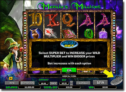Merlin Millions online pokies