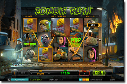 Play Zombie Rush online slots by Leander Play Zombie Rush online slots by Leander