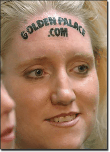 Golden Palace casino publicity stunt