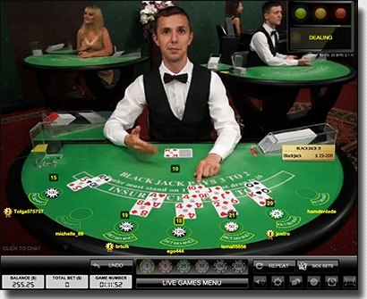 Evolution live dealer 21