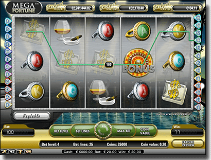 Mega Fortune online pokies gameplay
