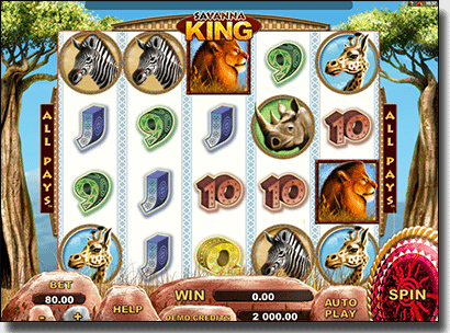 Play Savanna King pokies online