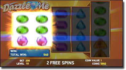 Play Dazzle Me online pokies at Slots Million
