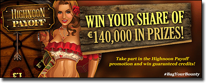 Highnoon Payoff promo at Royal Vegas Casino