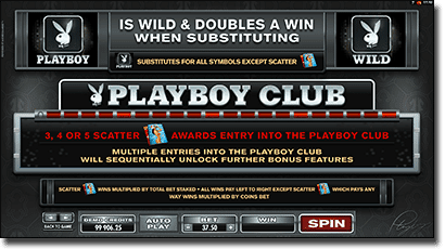 Playboy Bunny slots on mobile and computer