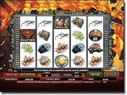 Superman online video slots