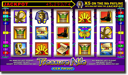 Treasure Nile online progressive jackpot pokies Treasure Nile online progressive jackpot pokies