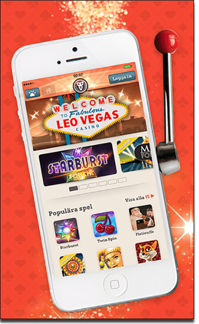 Dazzle Me pokies on iPhone at Leo Vegas