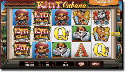 Kitty Cabana online pokies by Microgaming Kitty Cabana online pokies by Microgaming