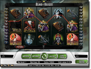 Blood Suckers progressive jackpot pokies
