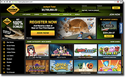 G'Day Casino - No Download site