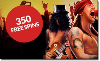 Play the new Guns 'N Roses online pokies at Guts Casino Guns 'N Roses online pokies at Guts Casino