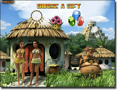 Love hut special feature in Aztec Treasures