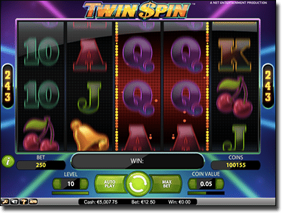 Twin spin slot