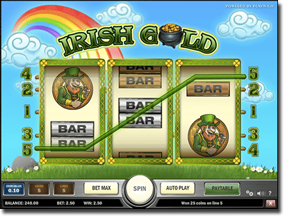 Play Irish Gold pokies by Play'n Go Irish Gold pokies by Play'n Go