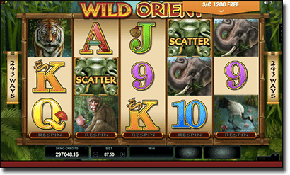 Play Wild Orient online pokies by Microgaming Wild Orient online pokies by Microgaming