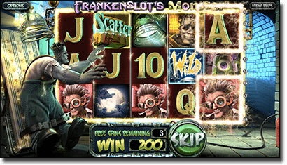 Frankenslot's Monster online pokies by BetSoft Frankenslot's Monster online pokies by BetSoft